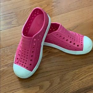 Native Kids Shoes - pink Jefferson size 1 kids